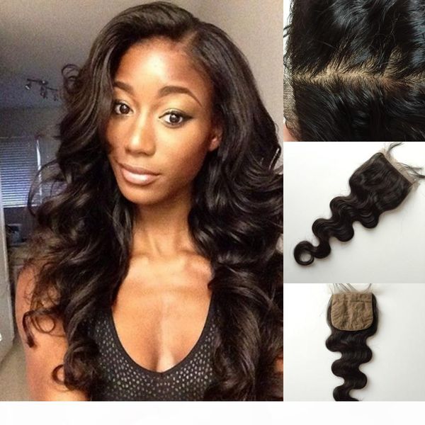 silk base closure brazilian hair 4x4" body wave hidden knots middle 3 part human hair silk closure, Black
silk base closure brazilian hair 4x4" body wave hidden knots middle 3 part human hair silk closure, Black