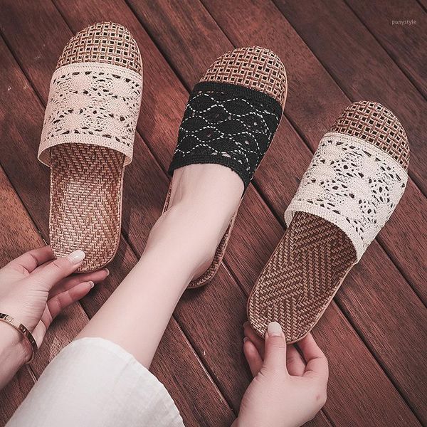 slippers suihyung women linen 2021 design ladies casual slides lace sandals flats flax hollow flip flops summer indoor shoes1, Black
slippers suihyung women linen 2021 design ladies casual slides lace sandals flats flax hollow flip flops summer indoor shoes1, Black