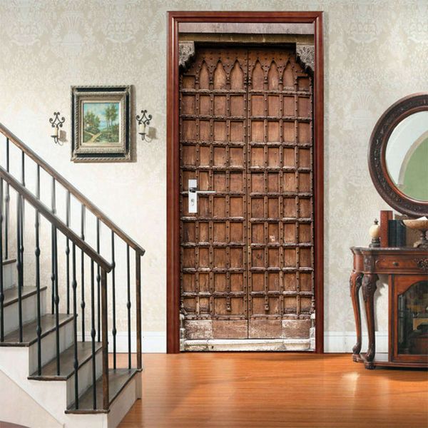 amj magic set creative environmental protection 3d antique door renovation self adhive bedroom wall sticker
amj magic set creative environmental protection 3d antique door renovation self adhive bedroom wall sticker