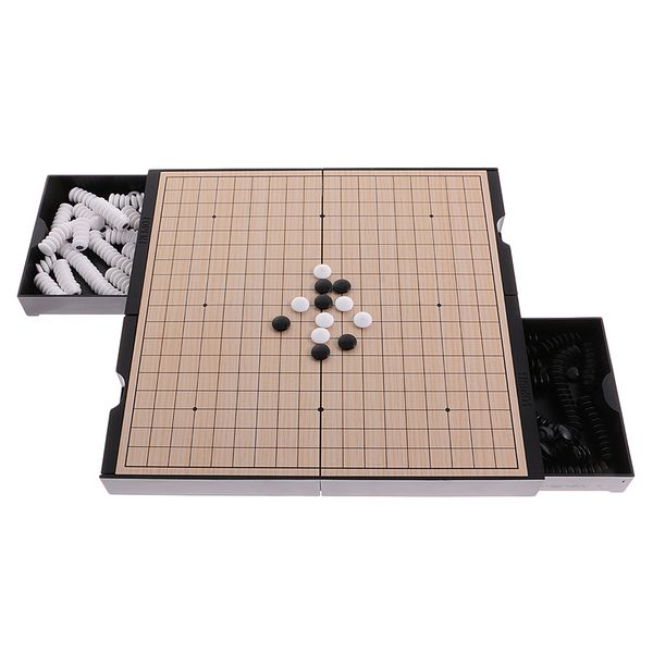 2 в 1 раскладной magnetic двухлобной совета китайских шахмат weiqi go игры шашки игрушки коллекция подарков
2 в 1 раскладной magnetic двухлобной совета китайских шахмат weiqi go игры шашки игрушки коллекция подарков