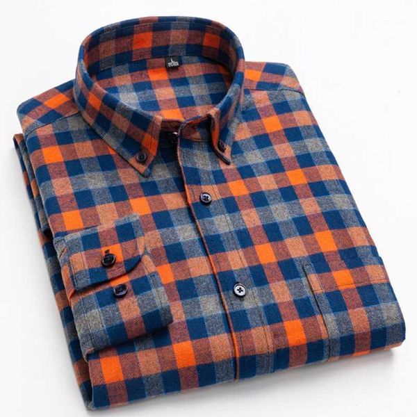 men's brushed long sleeved check plaid shirt patch chest pocket standard-fit checkered comfortable cotton thick casual shirts1, White;black
men's brushed long sleeved check plaid shirt patch chest pocket standard-fit checkered comfortable cotton thick casual shirts1, White;black