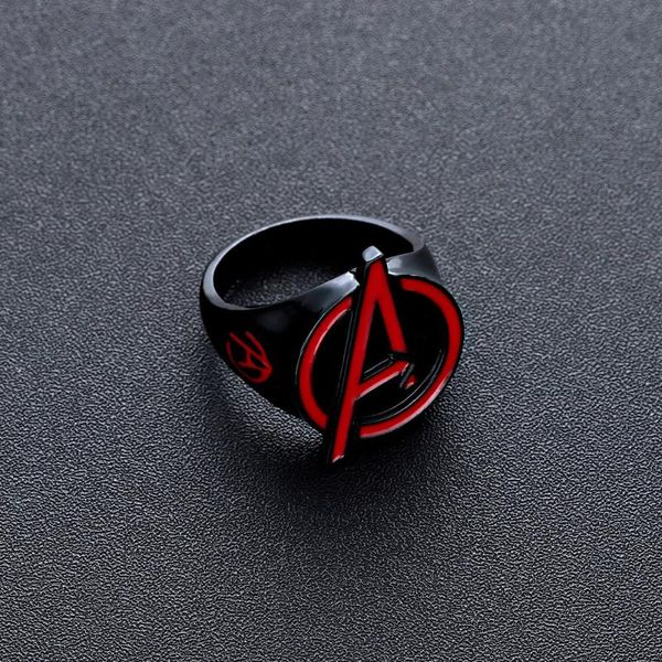 new hip hop ring the avenger alliance logo black ring men punk vintage rings christmas trendy jewelry man dragon, Golden;silver
new hip hop ring the avenger alliance logo black ring men punk vintage rings christmas trendy jewelry man dragon, Golden;silver