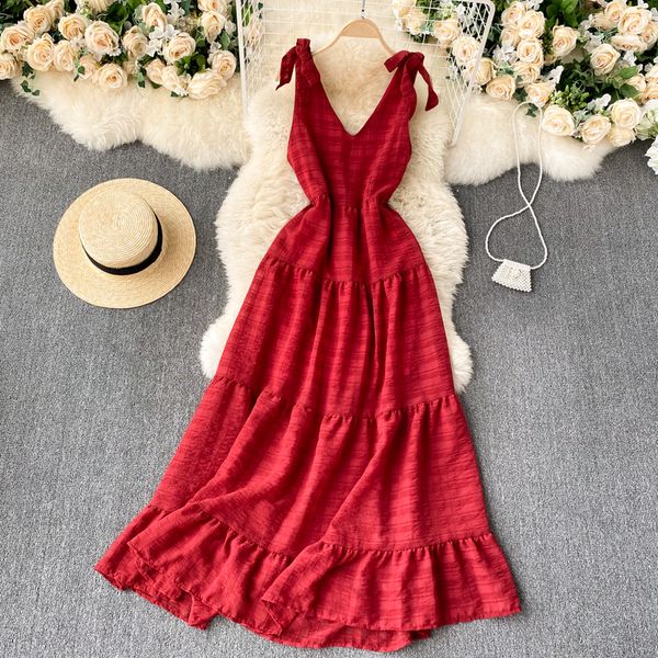 2021 new singiny feminine cord girdle harness solid summer neck line dressed holiday maxi beach dress 398v, Black;gray
2021 new singiny feminine cord girdle harness solid summer neck line dressed holiday maxi beach dress 398v, Black;gray