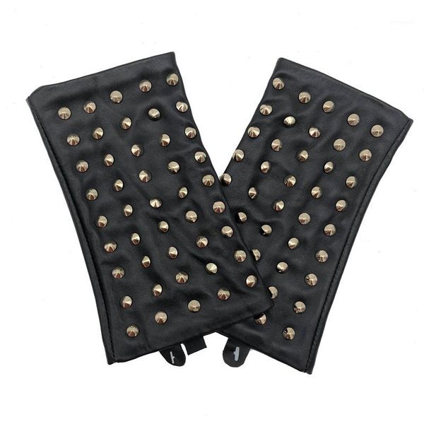 five fingers gloves ry852 women novelty soft real sheepskin fingerless black femme leather golden rivets hip hop locomotive mittens1, Blue;gray
five fingers gloves ry852 women novelty soft real sheepskin fingerless black femme leather golden rivets hip hop locomotive mittens1, Blue;gray