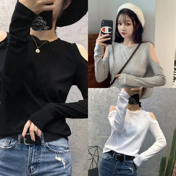 1g5lg fall 2020 t моды sexythe плеча рубашку студентки элегантный стиль с upshirtbottom новой верхней и длинный рукав футболки тенденции qc8, White
1g5lg fall 2020 t моды sexythe плеча рубашку студентки элегантный стиль с upshirtbottom новой верхней и длинный рукав футболки тенденции qc8, White