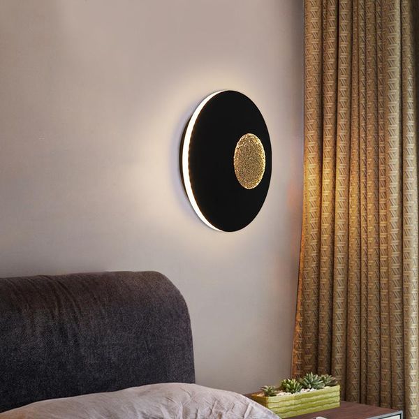 wall lamp modern round 23cm black white with gold decor metal and acrylic 22w led for bedrom living room staircase sconce light
wall lamp modern round 23cm black white with gold decor metal and acrylic 22w led for bedrom living room staircase sconce light