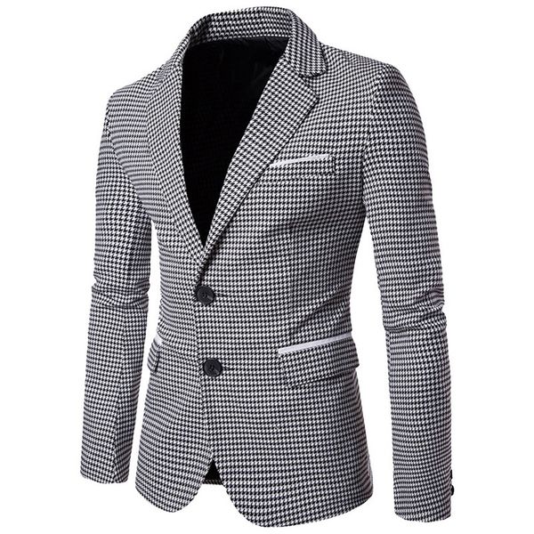 nibesser casual plaid print men blazer fashion long sleeve wedding dress coat autumn white social business mens blazer jacket, White;black
nibesser casual plaid print men blazer fashion long sleeve wedding dress coat autumn white social business mens blazer jacket, White;black