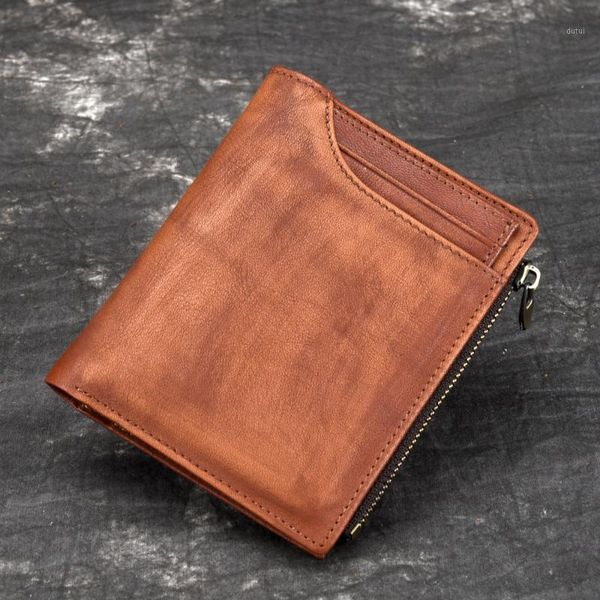 men genuine tanned leather bifold wallet clutch money bag coin pocket multi-cards holder clip male short purse1, Red;black
men genuine tanned leather bifold wallet clutch money bag coin pocket multi-cards holder clip male short purse1, Red;black