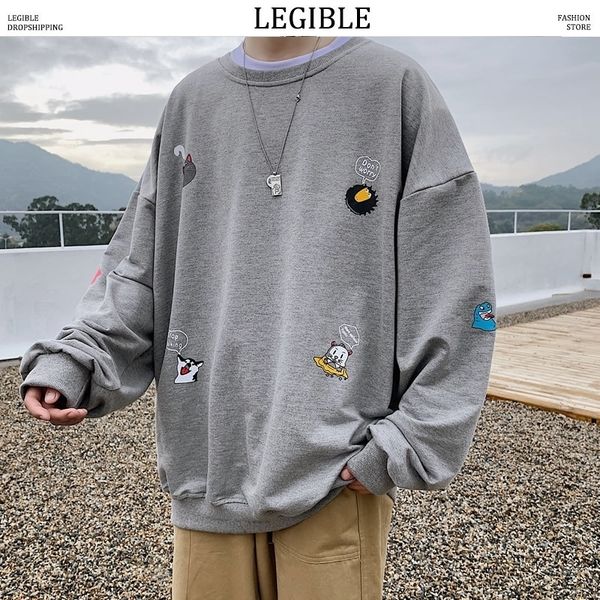 legible new korea hoodies sweatshirts men oversize streetwear cartoon printed pullover sweatshirt casual loose men hoodies 201020, Black
legible new korea hoodies sweatshirts men oversize streetwear cartoon printed pullover sweatshirt casual loose men hoodies 201020, Black