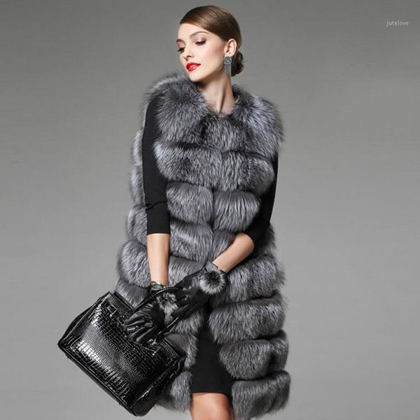 2020 autumn winter faux fur o neck sleeveless women patchwork fur long1, Black 
2020 autumn winter faux fur o neck sleeveless women patchwork fur long1, Black