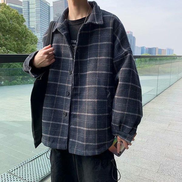 youth super fire coat male autumn and winter thickening lattice korean-style loose 19 trend students hong kong style new style w, Black
youth super fire coat male autumn and winter thickening lattice korean-style loose 19 trend students hong kong style new style w, Black