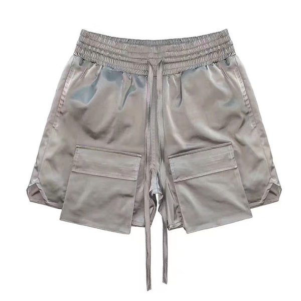cargo shorts mens summer jogger running men's fashion silver multi-pocket casual loose sports, White;black
cargo shorts mens summer jogger running men's fashion silver multi-pocket casual loose sports, White;black