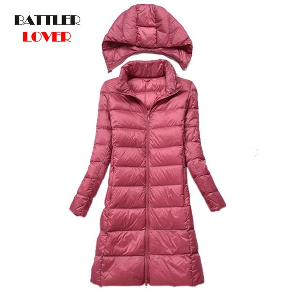 90% white duck down coat women ultra light down jackets winter new women's long down coat females hooded parka with hat 200930, Black
90% white duck down coat women ultra light down jackets winter new women's long down coat females hooded parka with hat 200930, Black