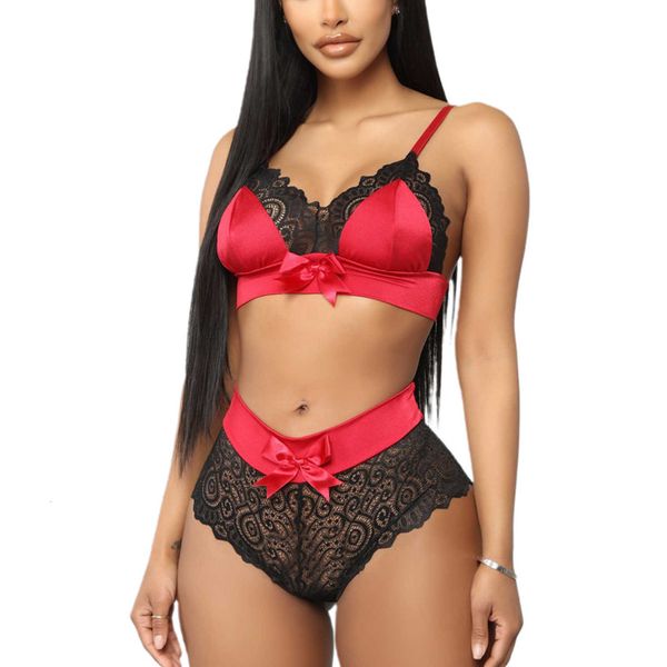 women exotic sets lady girls lace nightwear sleeping see-through floral fall new fashion bowknot sling bra briefs set, Black;white
women exotic sets lady girls lace nightwear sleeping see-through floral fall new fashion bowknot sling bra briefs set, Black;white