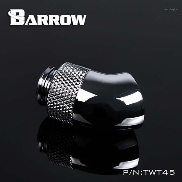 fans & coolings barrow twt45-b01 rotary fittings,45degree,black/silver/white/gold,water cooler heatsink gadget adapter1
fans & coolings barrow twt45-b01 rotary fittings,45degree,black/silver/white/gold,water cooler heatsink gadget adapter1