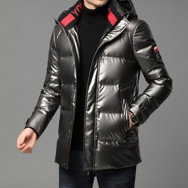 2020 new men's men's winter coat long white duck down in a hooded jacket male leisure pure color coat, Black
2020 new men's men's winter coat long white duck down in a hooded jacket male leisure pure color coat, Black