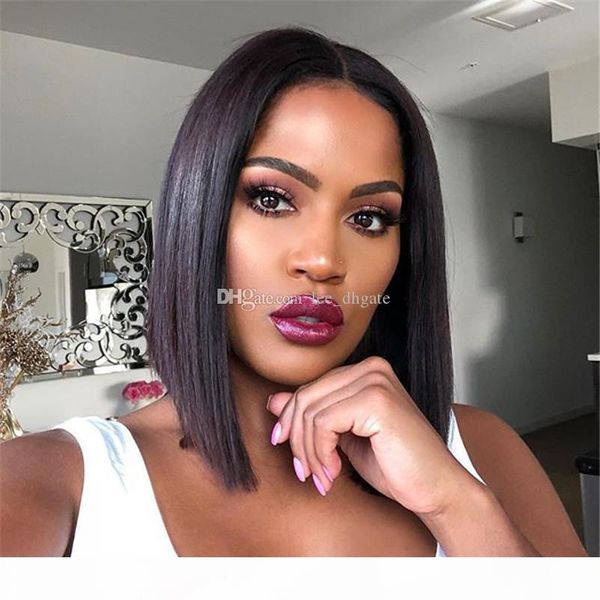 short bob wig lace front human hair wigs pre plucked 100% remy hair malaysian straight hair wig bleached knots for black woman, Black;brown
short bob wig lace front human hair wigs pre plucked 100% remy hair malaysian straight hair wig bleached knots for black woman, Black;brown