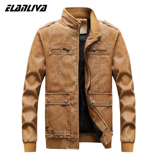 6xl men motorcycle leather jacket stand collar casual biker jacket male vintage pockets pu leather coat chaqueta hombre, Black
6xl men motorcycle leather jacket stand collar casual biker jacket male vintage pockets pu leather coat chaqueta hombre, Black