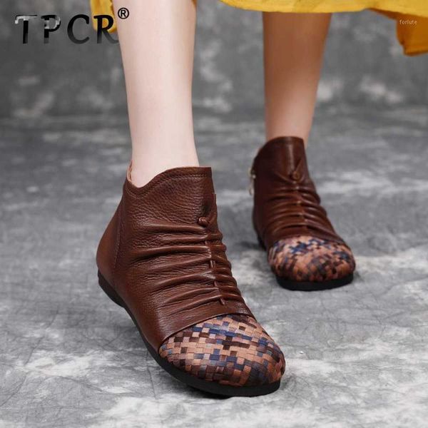 tpcr 2020 new fashion real cowhide women personality anti-skid retro vintage woman single boots casual mixed colors boot brown1, Black
tpcr 2020 new fashion real cowhide women personality anti-skid retro vintage woman single boots casual mixed colors boot brown1, Black