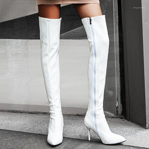 boots sarairis plus size 34-45 ins white over the knee women 2021 thin high heels thigh lady shoes woman1, Black
boots sarairis plus size 34-45 ins white over the knee women 2021 thin high heels thigh lady shoes woman1, Black