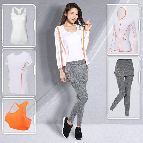 wwkk 2021 womens yoga sets five 5 pieces set training sports sets female workout clothes women sportswear gym training clothing, White;red
wwkk 2021 womens yoga sets five 5 pieces set training sports sets female workout clothes women sportswear gym training clothing, White;red