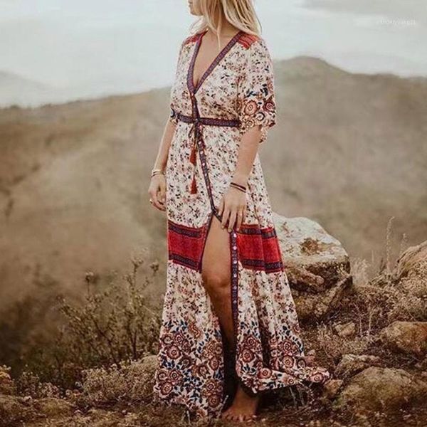 casual dresses eillysevens summer dress women's 2021 fashion bohemian flowers print v-neck half sleeve maxi vestidos#g21, Black;gray
casual dresses eillysevens summer dress women's 2021 fashion bohemian flowers print v-neck half sleeve maxi vestidos#g21, Black;gray