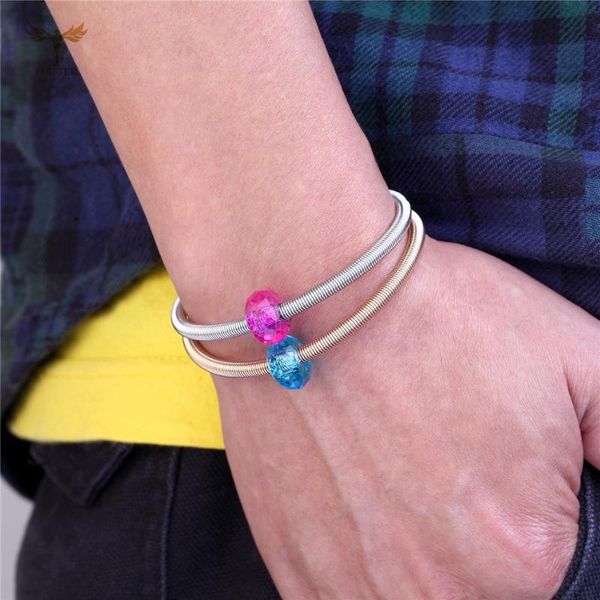 4mm memory spring chain fashion men's female lovers bracelet crystal accessories unusual bracelet stainless steel jewellry, Black
4mm memory spring chain fashion men's female lovers bracelet crystal accessories unusual bracelet stainless steel jewellry, Black