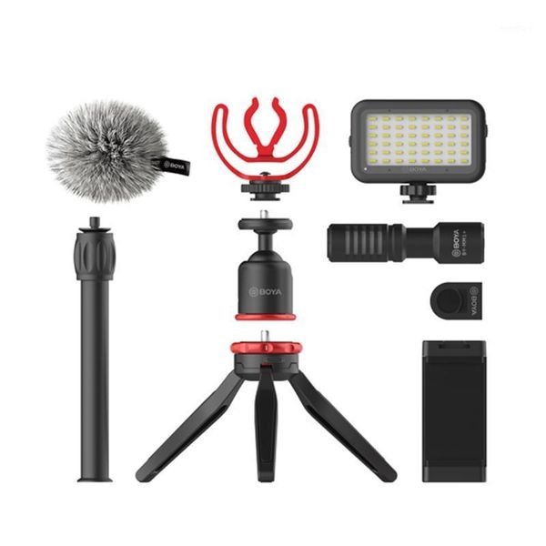 boya by-vg350 by-vg330 microphone led light phone clip tripod holder kit for smartphone for vlog live video vg350 vg330 mic1
boya by-vg350 by-vg330 microphone led light phone clip tripod holder kit for smartphone for vlog live video vg350 vg330 mic1