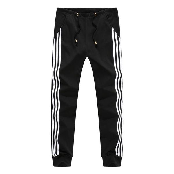 lisenbao brand 2021 new pattern leisure time pants man pants male trousers summer thin directly cylinder self ious, Black
