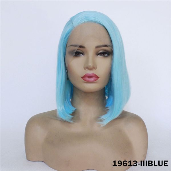 full colored short bobo lace front wig synthetic hair simulation human hair wig perruques avant de lacet de cheveux humains, Black
full colored short bobo lace front wig synthetic hair simulation human hair wig perruques avant de lacet de cheveux humains, Black