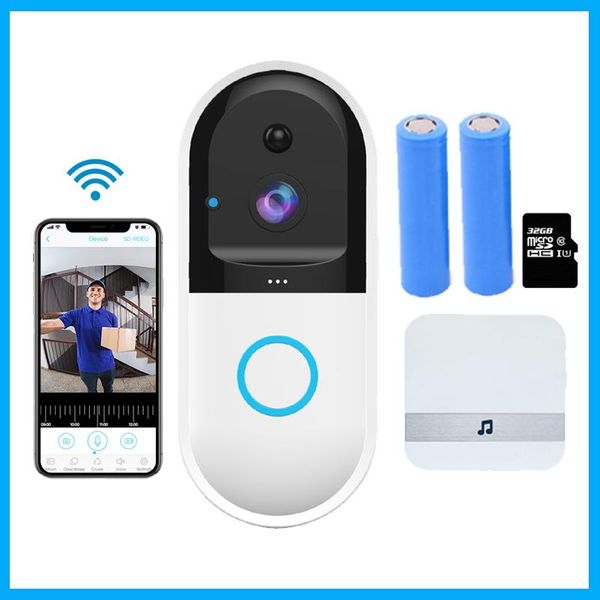 b50 wifi doorbell camera video intercom for home night vision anti-theft remote monitoring visual door phone
b50 wifi doorbell camera video intercom for home night vision anti-theft remote monitoring visual door phone