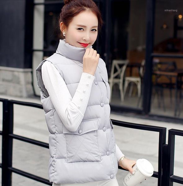 women's vests wholesale 2021 autumn winter women's fashion casual students waistcoat brief plus big size down cotton vest1, Black;white
women's vests wholesale 2021 autumn winter women's fashion casual students waistcoat brief plus big size down cotton vest1, Black;white
