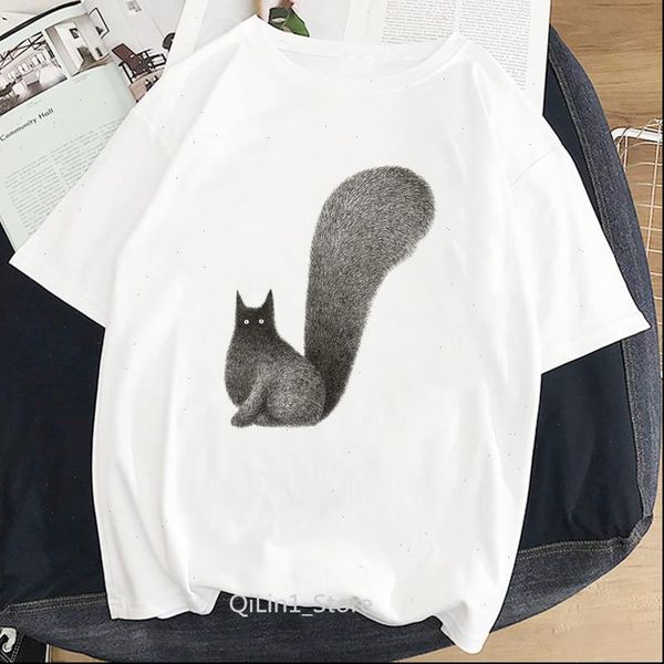 fat black cat print tee shirt femme kawaii animal design white t shirt summer 2021 woman clothes femenina 90s tshirts
fat black cat print tee shirt femme kawaii animal design white t shirt summer 2021 woman clothes femenina 90s tshirts