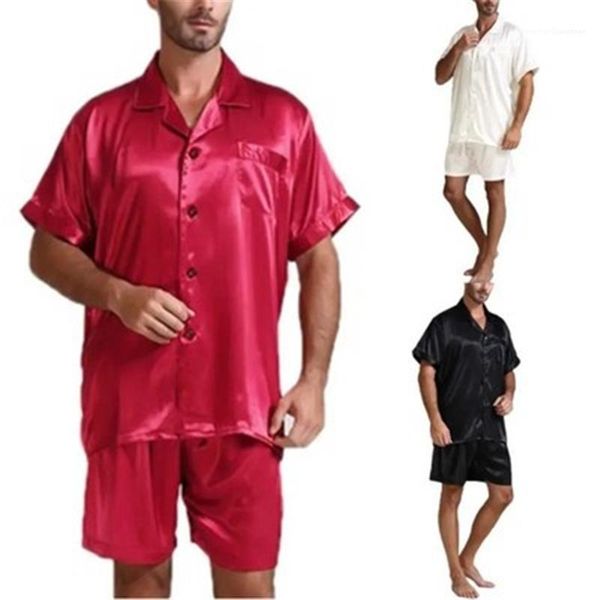 shorts 2pcs sets pajamas spring male loose home pajamas suit men solid color casual sleepwear fashion trend short sleeve cardigan lapel, Black;brown
shorts 2pcs sets pajamas spring male loose home pajamas suit men solid color casual sleepwear fashion trend short sleeve cardigan lapel, Black;brown