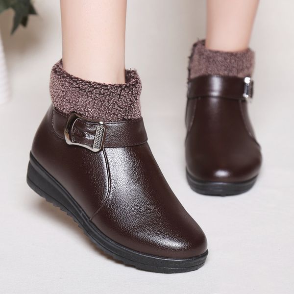 winter new cotton shoes plus velvet women's boots large size women's shoes short boots flat thick with warm ankleboots forwomen, Black
winter new cotton shoes plus velvet women's boots large size women's shoes short boots flat thick with warm ankleboots forwomen, Black