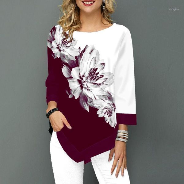 floral printed women shirt asymmetric hem autumn blouse shirt for woman flower print o neck blusas fashion female camisa1, White
floral printed women shirt asymmetric hem autumn blouse shirt for woman flower print o neck blusas fashion female camisa1, White