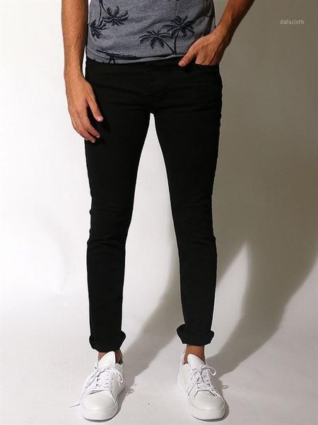 black skinny men 's jean pants1, Blue