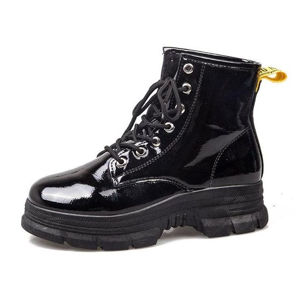 boots winter plus velvet warm ankle botas mujer leather platform shoes for women 2021 fashion lace up thick sole short booties, Black
boots winter plus velvet warm ankle botas mujer leather platform shoes for women 2021 fashion lace up thick sole short booties, Black