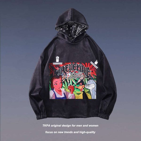 tkpa fashion brand dark mourning hoodie harajuku high street hip hop couple hooded man, Black
tkpa fashion brand dark mourning hoodie harajuku high street hip hop couple hooded man, Black