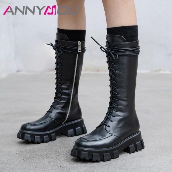 boots annymoli motorcycle women shoes real leather platform high heel mid calf lace up block heels zipper lady black
boots annymoli motorcycle women shoes real leather platform high heel mid calf lace up block heels zipper lady black
