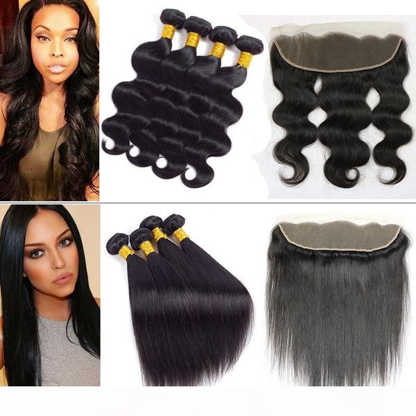9a virgin body wave straight hair 4 bundles with closure frontal brazilian peruvian malaysian wet and way hair lace frontal with bundles, Black
9a virgin body wave straight hair 4 bundles with closure frontal brazilian peruvian malaysian wet and way hair lace frontal with bundles, Black