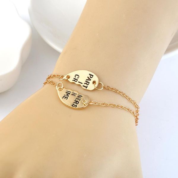 european and american fashion foreign trade accessories lovers heart - shaped bracelet, Black
european and american fashion foreign trade accessories lovers heart - shaped bracelet, Black