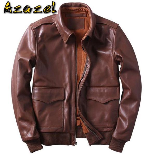 us a2 flight mens bomber genuine leather jackets coats automotive real cow leather coat super plus size 5xl 6xl xxxxxxl a568, Black
us a2 flight mens bomber genuine leather jackets coats automotive real cow leather coat super plus size 5xl 6xl xxxxxxl a568, Black