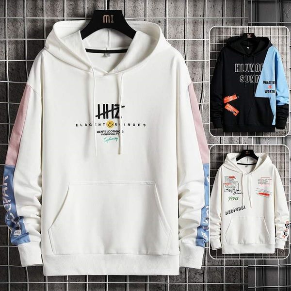 spring and men's loose ins label autumn students' hooded lovers' fashion t, Black
spring and men's loose ins label autumn students' hooded lovers' fashion t, Black