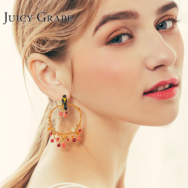 juicy grape new enamel glaze oriole bird cherry earring 925 silver needle stud earrings women christmas fashion jewelry 210202, Golden;silver
juicy grape new enamel glaze oriole bird cherry earring 925 silver needle stud earrings women christmas fashion jewelry 210202, Golden;silver