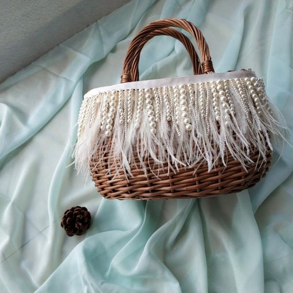 early autumn 2020 new beige pearl tassel ostrich fur straw woven bag portable rattan bag travel holiday female
early autumn 2020 new beige pearl tassel ostrich fur straw woven bag portable rattan bag travel holiday female