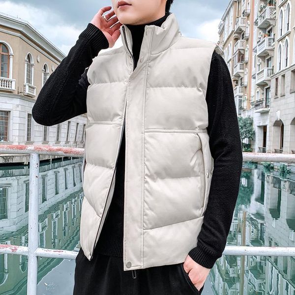 men's vests men's sleeveless vest jacket korean version of the trend winter waistcoat down cotton outer hooded thick coat1, Black;white
men's vests men's sleeveless vest jacket korean version of the trend winter waistcoat down cotton outer hooded thick coat1, Black;white