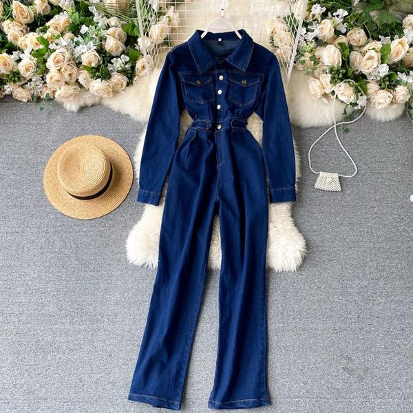 zosol vintage denim jumpsuit women lapon long-sleeved high-waisted slimming show thin casual fashion wide-legged pants, Black;white
zosol vintage denim jumpsuit women lapon long-sleeved high-waisted slimming show thin casual fashion wide-legged pants, Black;white