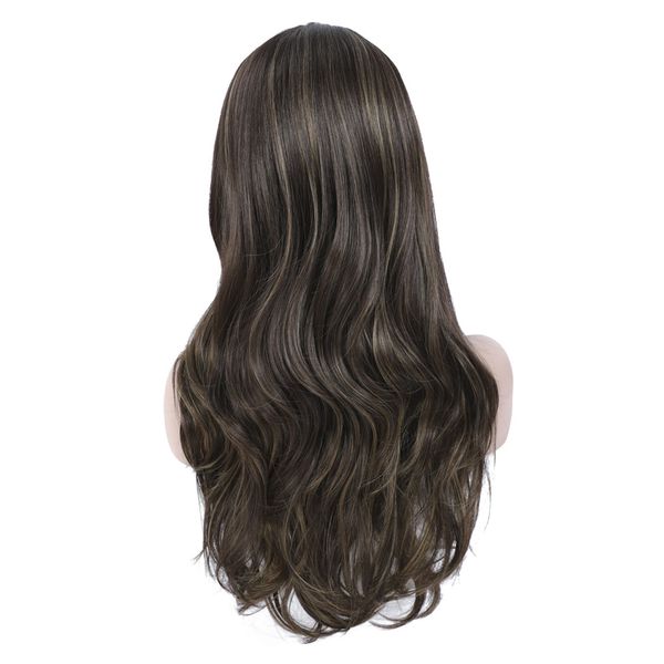 costume accessories balayage synthetic wigs 24 inches wavy hair with brown highlights piano colored body wave hair middle part glueless wig, Silver
costume accessories balayage synthetic wigs 24 inches wavy hair with brown highlights piano colored body wave hair middle part glueless wig, Silver