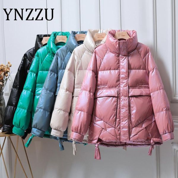 ynzzu 2020 autumn winter casual 90% white duck down coat women bright stand collar warm female down jackets big pockets a1515, Black
ynzzu 2020 autumn winter casual 90% white duck down coat women bright stand collar warm female down jackets big pockets a1515, Black